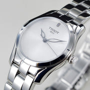  Shop Authentic Tissot T Wave Silver Dial Silver Steel Strap Watch For Women - T112.210.11.031.00 - Luxxuri