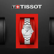  Shop Authentic Tissot T Wave Diamonds White Dial Silver Steel Strap Watch For Women - T112.210.11.036.00 - Luxxuri