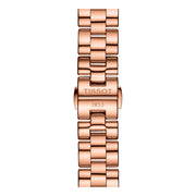  Shop Authentic Tissot T Wave Black Dial Rose Gold Steel Strap Watch For Women - T112.210.33.051.00 - Luxxuri