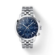  Shop Authentic Tissot PRC 200 Chronograph Quartz Blue Dial Silver Steel Strap Watch For Men - T114.417.11.047.00 - Luxxuri