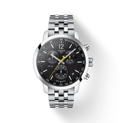  Shop Authentic Tissot PRC 200 Chronograph Black Dial Silver Steel Strap Watch For Men - T114.417.11.057.00 - Luxxuri