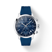  Shop Authentic Tissot T Sport PRC 200 Chronograph Blue Rubber Strap Watch For Men - T114.417.17.047.00 - Luxxuri