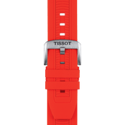  Shop Authentic Tissot T Race Chronograph Black Dial Red Silicone Strap Watch For Men - T115.417.27.051.00 - Luxxuri