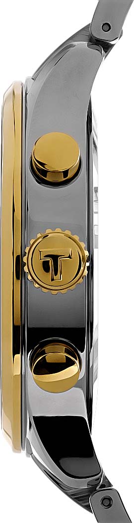  Shop Authentic Tissot T Sport Chrono XL Classic Gold Dial Two Tone Steel Strap Watch for Men - T116.617.22.021.00 - Luxxuri
