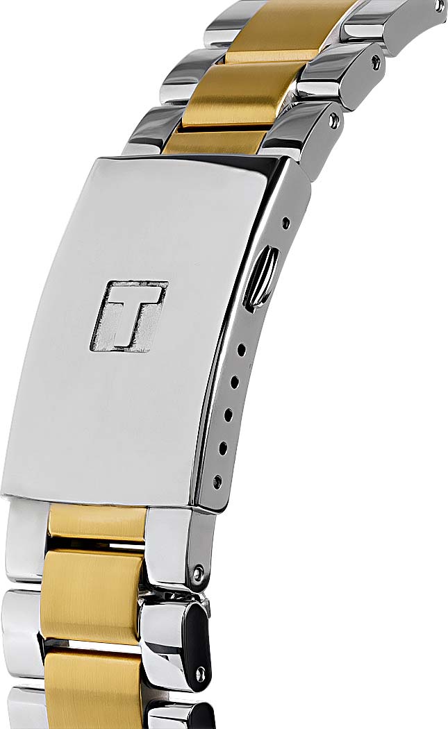  Shop Authentic Tissot T Sport Chrono XL Classic Gold Dial Two Tone Steel Strap Watch for Men - T116.617.22.021.00 - Luxxuri
