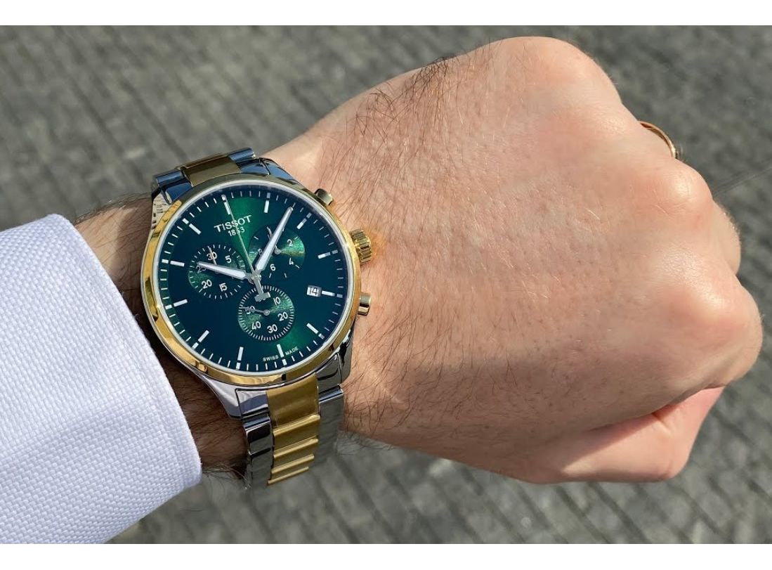  Shop Authentic Tissot T Sport Chrono XL Classic Green Dial Two Tone Steel Strap Watch for Men - T116.617.22.091.00 - Luxxuri