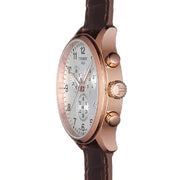  Shop Authentic Tissot Chrono XL Classic Silver Dial Brown Leather Strap Watch For Men - T116.617.36.037.00 - Luxxuri