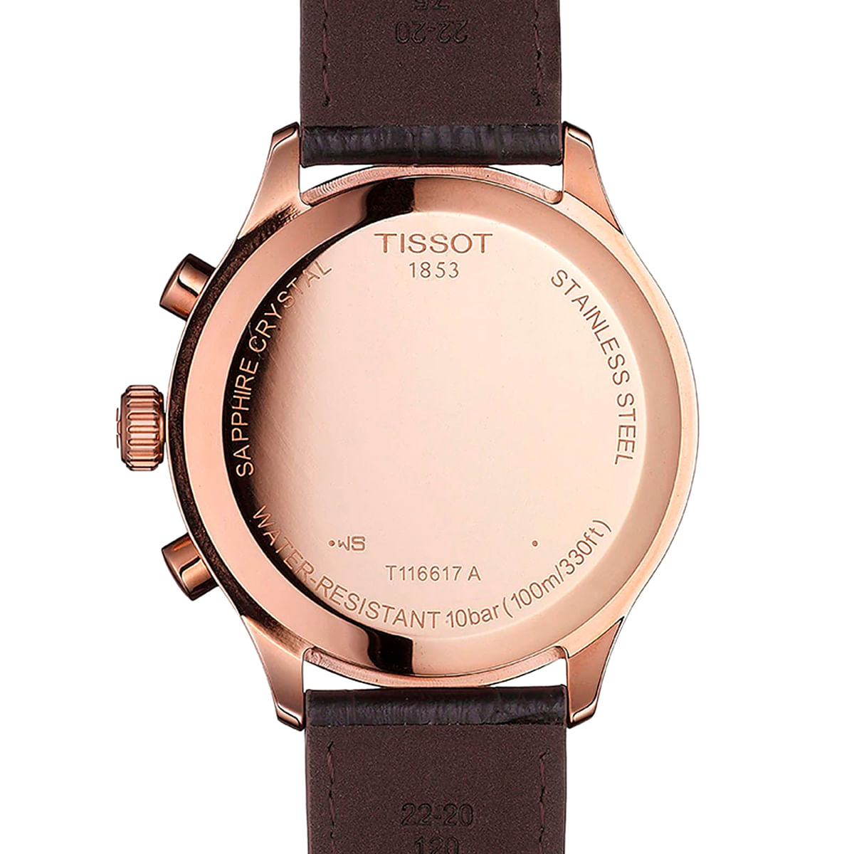  Shop Authentic Tissot Chrono XL Classic Silver Dial Brown Leather Strap Watch For Men - T116.617.36.037.00 - Luxxuri