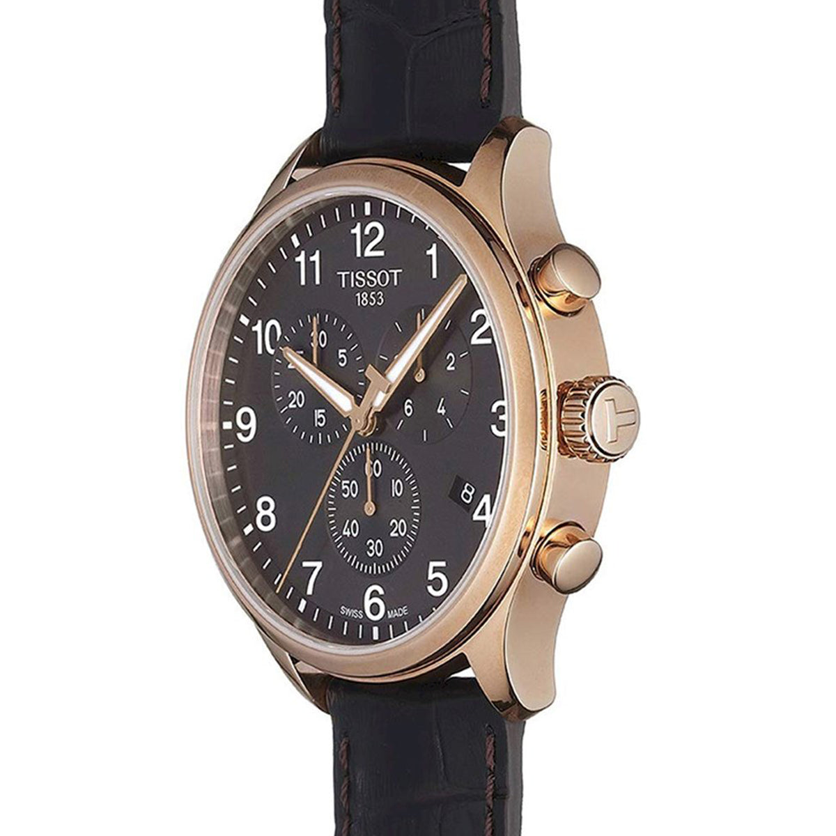  Shop Authentic Tissot T Sport Chrono XL Classic Brown Dial Brown Leather Strap Watch For Men - T116.617.36.057.01 - Luxxuri