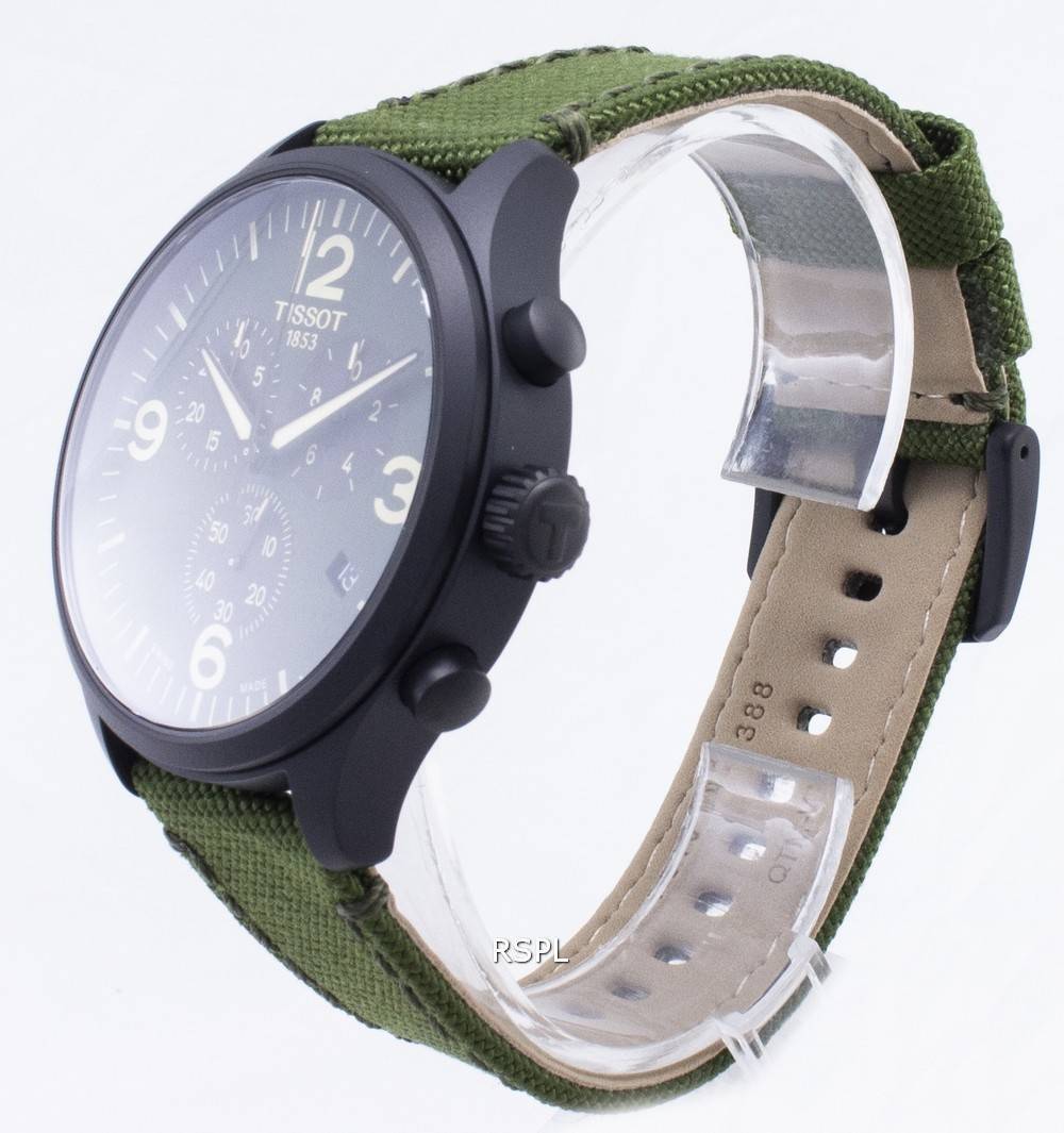  Shop Authentic Tissot Chrono XL Green Dial Green NATO Strap Watch For Men - T116.617.37.097.00 - Luxxuri