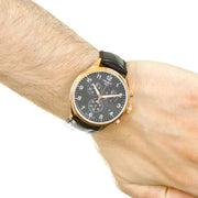  Shop Authentic Tissot Chrono XL Black Dial Brown Leather Strap Watch For Men - T116.617.36.057.01 - Luxxuri