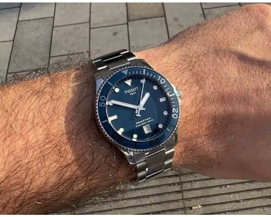  Shop Authentic Tissot Seastar 1000 Blue Dial Silver Steel Strap Watch For Men - T120.410.11.041.00 - Luxxuri