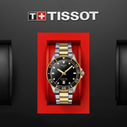  Shop Authentic Tissot Seastar 1000 Black Dial Two Tone Steel Strap Watch For Men - T120.410.22.051.00 - Luxxuri