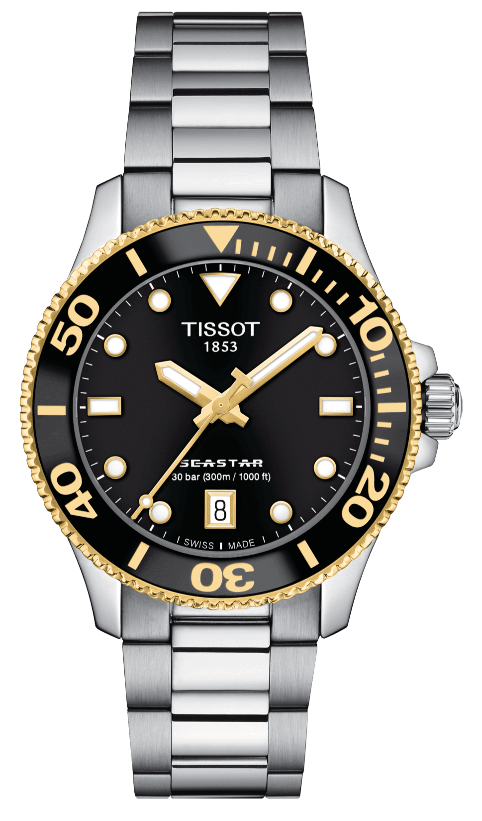  Shop Authentic Tissot Seastar 1000 Black Dial Silver Steel Strap Watch For Men - T120.210.127.051.00 - Luxxuri
