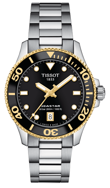  Shop Authentic Tissot Seastar 1000 Black Dial Silver Steel Strap Watch For Men - T120.210.127.051.00 - Luxxuri
