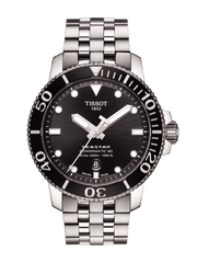  Shop Authentic Tissot Seastar 1000 Powermatic 80 Black Dial Silver Steel Strap Watch For Men - T120.407.11.051.00 - Luxxuri