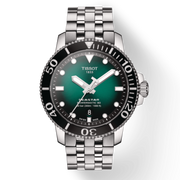 Shop Authentic Tissot Seastar 1000 Powermatic 80 Green Dial Silver Steel Strap Watch For Men - T120.407.11.091.01 - Luxxuri