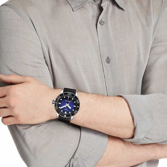  Shop Authentic Tissot Seastar 1000 Powermatic 80 Blue Dial Black Rubber Strap Watch For Men - T120.407.17.041.00 - Luxxuri