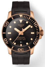  Shop Authentic Tissot Seastar 1000 Powermatic 80 Black Dial Black Rubber Strap Watch for Men - T120.407.37.051.01 - Luxxuri