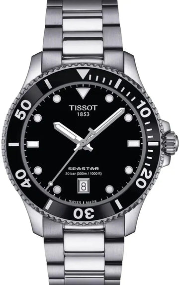  Shop Authentic Tissot Seastar 1000 Black Dial Silver Steel Strap Watch For Men - T120.410.11.051.00 - Luxxuri