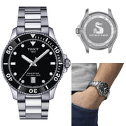  Shop Authentic Tissot Seastar 1000 Black Dial Silver Steel Strap Watch For Men - T120.410.11.051.00 - Luxxuri
