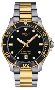  Shop Authentic Tissot Seastar 1000 Black Dial Two Tone Steel Strap Watch For Men - T120.410.22.051.00 - Luxxuri