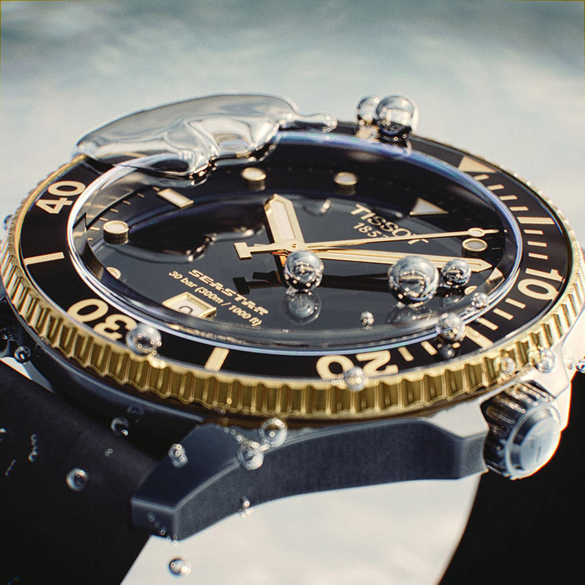  Shop Authentic Tissot Seastar 1000 Black Dial Black Rubber Strap Watch For Men - T120.410.27.051.00 - Luxxuri