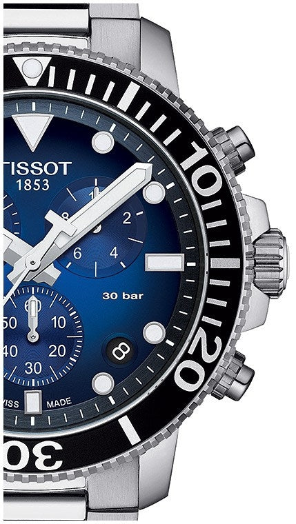  Shop Authentic Tissot Seastar 1000 Chronograph Driver Blue Dial Silver Steel Strap Watch For Men - T120.417.11.041.01 - Luxxuri