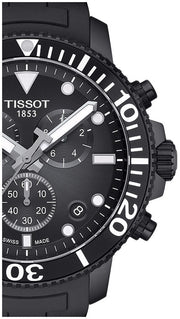  Shop Authentic Tissot Seastar 1000 Chronograph Black Dial Black Rubber Strap Watch For Men - T120.417.37.051.02 - Luxxuri