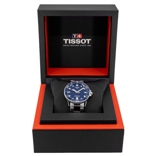  Shop Authentic Tissot Seastar 1000 Blue Dial Silver Steel Strap Watch For Men - T120.410.11.041.00 - Luxxuri