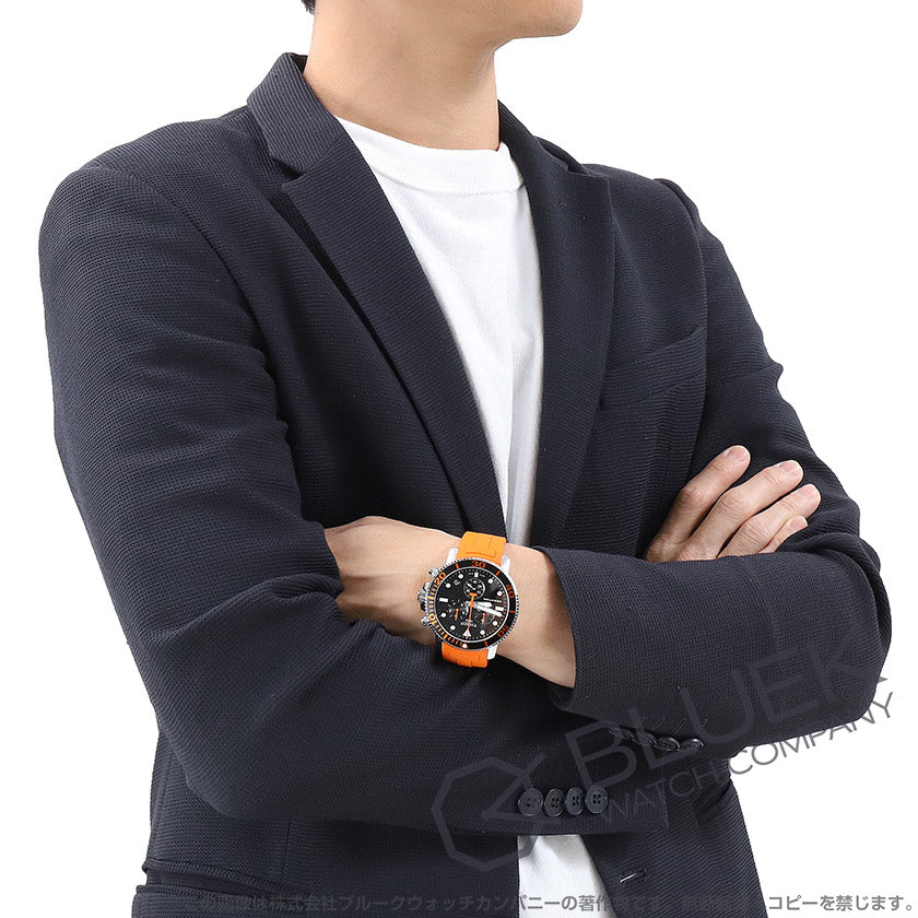  Shop Authentic Tissot Seastar 1000 Chronograph Black Dial Orange Rubber Strap Watch For Men - T120.417.17.051.01 - Luxxuri