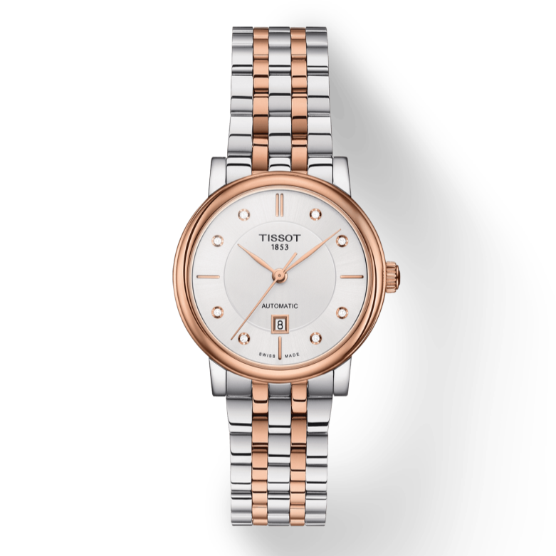  Shop Authentic Tissot T Classic Carson Premium Diamonds White Dial Two Tone Steel Strap Watch for Women - T122.207.22.036.00 - Luxxuri