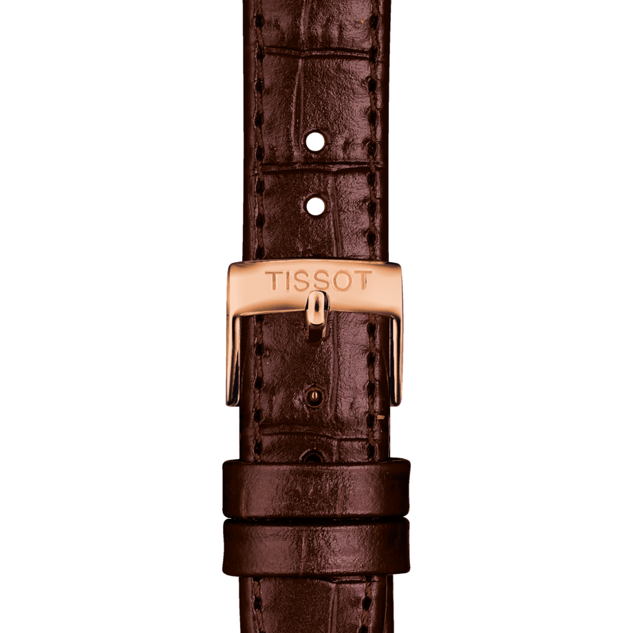  Shop Authentic Tissot T Classic Carson Premium White Dial Brown Leather Strap Watch for Women - T122.207.36.031.00 - Luxxuri