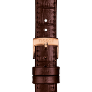  Shop Authentic Tissot T Classic Carson Premium White Dial Brown Leather Strap Watch for Women - T122.207.36.031.00 - Luxxuri