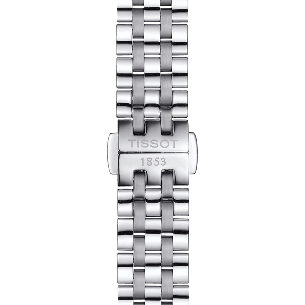  Shop Authentic Tissot T Classic Carson Premium Lady Mother of Pearl Pink Dial Silver Steel Strap Watch For Women - T122.210.11.159.00 - Luxxuri