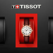  Shop Authentic Tissot Carson Premium Lady Silver Dial Brown Leather Strap Watch For Women - T122.210.36.033.00 - Luxxuri
