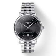  Shop Authentic Tissot T Classic Carson Premium Powermatic 80 Black Dial Silver Steel Strap Watch For Men - T122.407.11.051.00 - Luxxuri