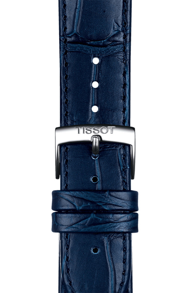  Shop Authentic Tissot Carson Premium Powermatic 80 Blue Dial Blue Leather Strap Watch For Men - T122.407.16.043.00 - Luxxuri