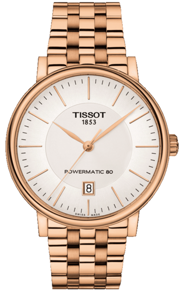  Shop Authentic Tissot T Classic Carson Premium Automatic White Dial Rose Gold Steel Strap Watch for Men - T122.407.33.031.00 - Luxxuri