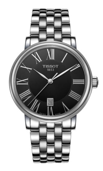  Shop Authentic Tissot Carson Premium Black Dial Silver Steel Strap Watch For Men - T122.410.11.053.00 - Luxxuri