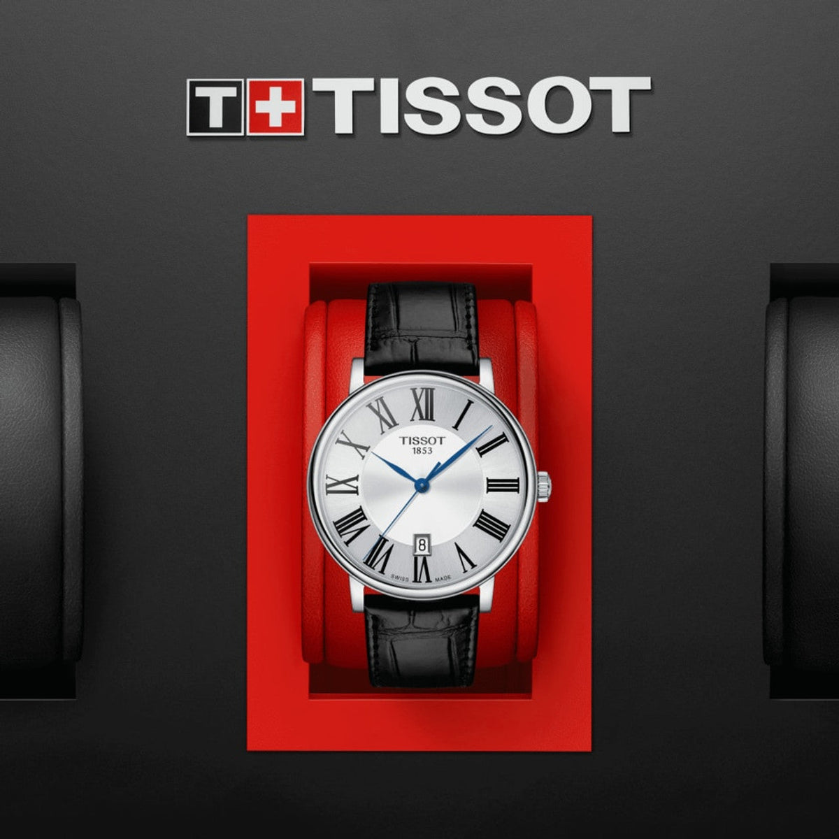  Shop Authentic Tissot Carson Premium Silver Dial Black Leather Strap Watch For Men - T122.410.16.033.00 - Luxxuri