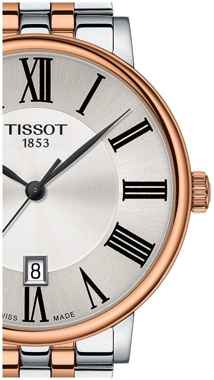  Shop Authentic Tissot T Classic Carson Premium Silver Dial Two Tone Steel Strap Watch For Men - T122.410.22.033.00 - Luxxuri
