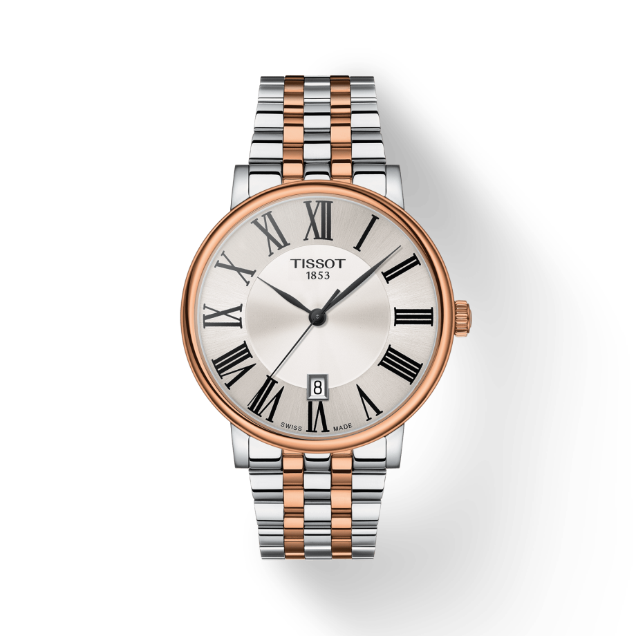  Shop Authentic Tissot T Classic Carson Premium Silver Dial Two Tone Steel Strap Watch For Men - T122.410.22.033.00 - Luxxuri