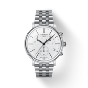  Shop Authentic Tissot Carson Premium White Dial Silver Steel Strap Watch For Men - T122.417.11.011.00 - Luxxuri