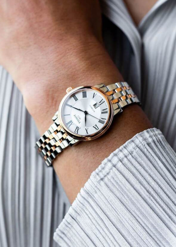  Shop Authentic Tissot Carson Premium Powermatic 80 Silver Dial Two Tone Steel Strap Watch For Men - T122.407.22.033.00 - Luxxuri