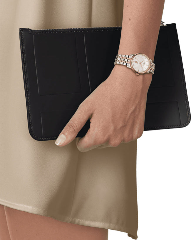  Shop Authentic Tissot T Classic Carson Premium Diamonds White Dial Two Tone Steel Strap Watch for Women - T122.207.22.036.00 - Luxxuri