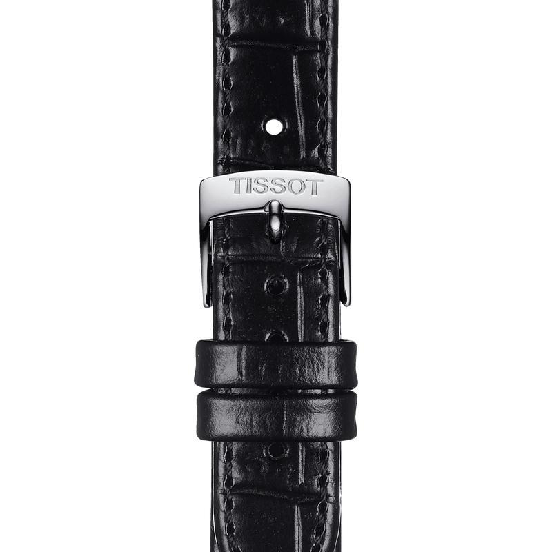  Shop Authentic Tissot Carson Premium Lady Silver Dial Black Leather Strap Watch For Women - T122.210.16.033.00 - Luxxuri