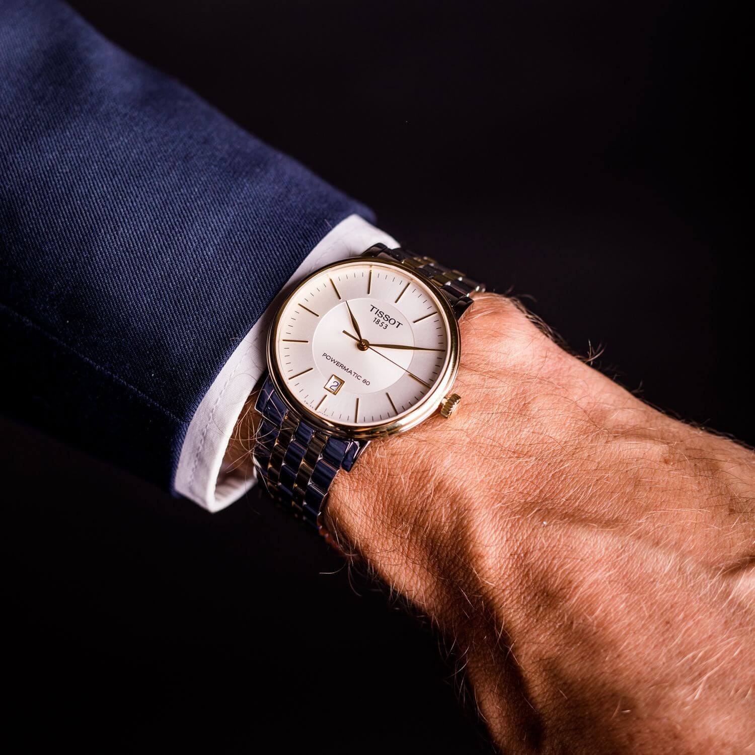  Shop Authentic Tissot Carson Premium Powermatic 80 White Dial Two Tone Steel Strap Watch For Men - T122.407.22.031.00 - Luxxuri