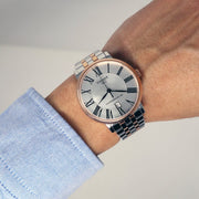  Shop Authentic Tissot Carson Premium Powermatic 80 Silver Dial Two Tone Steel Strap Watch For Men - T122.407.22.033.00 - Luxxuri