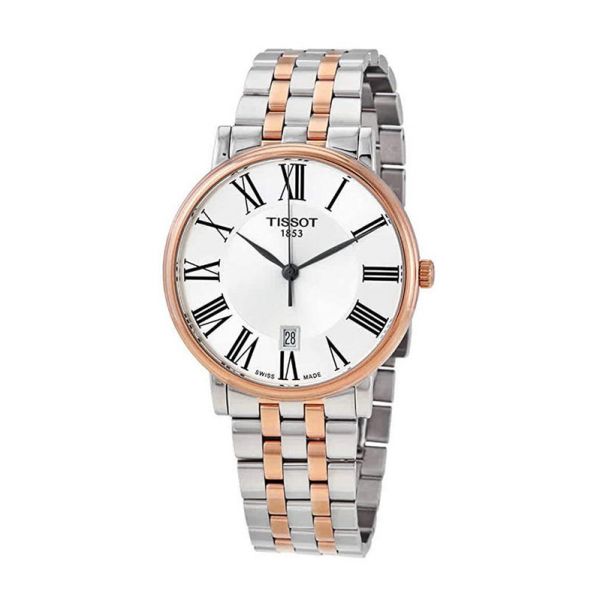  Shop Authentic Tissot Carson Premium White Dial Two Tone Steel Strap Watch For Men - T122.410.22.033.00 - Luxxuri